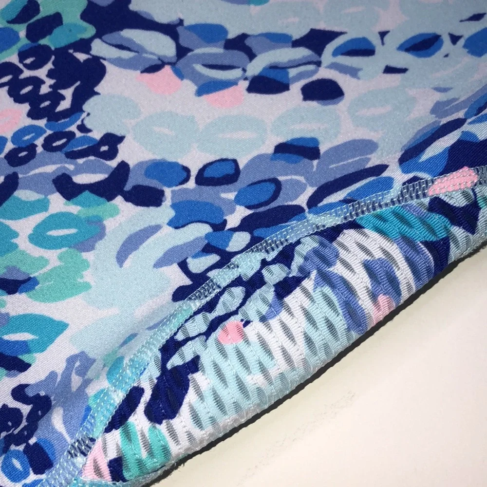 Lilly Pulitzer Blue Multi Coral Reef Print Leggings - Picture 5 of 11